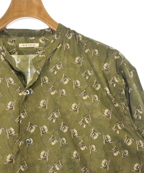 HEUGN（ユーゲン）カジュアルシャツ カーキ サイズ:3(L位) メンズ/2200657174026