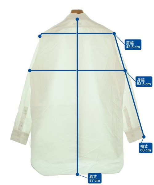 HEUGN（ユーゲン）カジュアルシャツ 白 サイズ:3(L位) メンズ/2200659768025