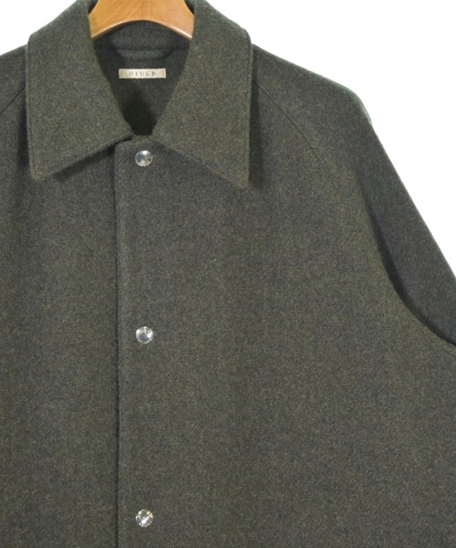 HEUGN（ユーゲン）ステンカラーコート カーキ サイズ:3(L位) メンズ/2200707399010
