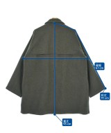 HEUGN（ユーゲン）ステンカラーコート カーキ サイズ:3(L位) メンズ/2200707399010