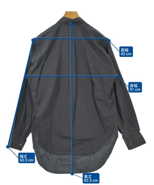 HEUGN（ユーゲン）カジュアルシャツ 紺 サイズ:1(S位) メンズ/2200662486046