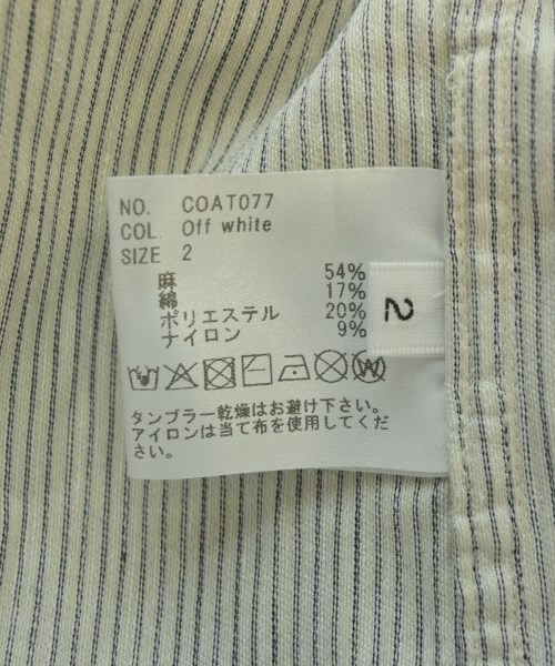 HEUGN（ユーゲン）カバーオール 白 サイズ:2(M位) メンズ/2200720666052