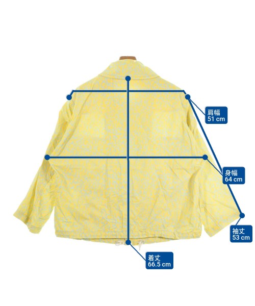 HOMELESS TAILOR（ホームレステーラー）ブルゾン 黄 サイズ:-(XL位) メンズ/2200616856062