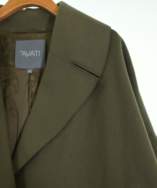 IN AVATI（インアバティ）チェスターコート カーキ サイズ:36(S位) レディース/2200723438014
