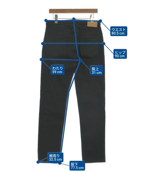 JEANERICA JEANS & Co（ジーネリカジーンズアンドコー）デニムパンツ 黒 サイズ:31(M位) メンズ/2200692156193