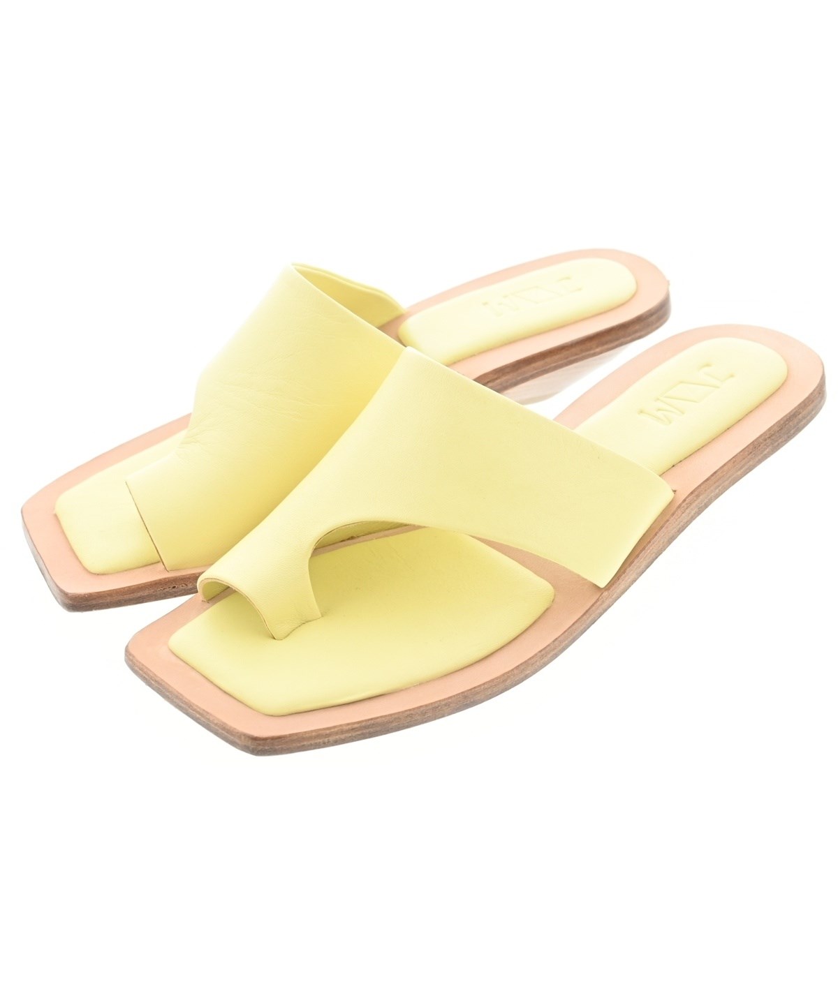 ゆき出品 JVAM（ジェーヴィエーエム）サンダル 黄 サイズ:EU37(23.5cm位