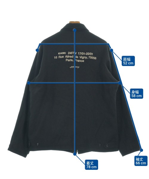 KHOKI（コッキ）ブルゾン 黒 サイズ:4(XL位) メンズ/2200644285063