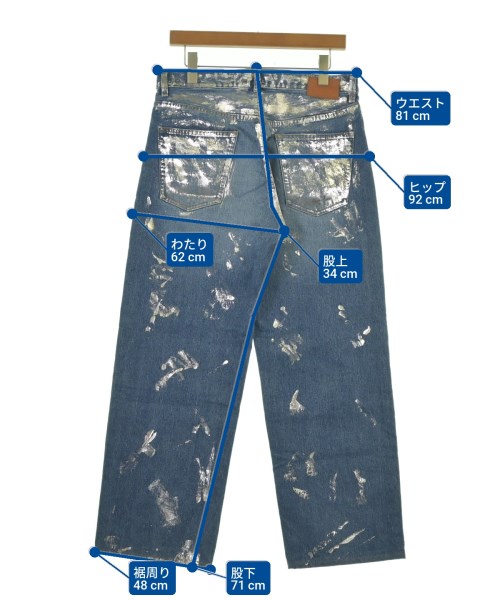 KHOKI（コッキ）デニムパンツ 青 サイズ:-(M位) メンズ/2200620008020