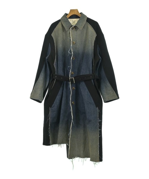 KHOKI(コッキ)ステンカラーコート 青 サイズ:-(XXL位)/2200666279125