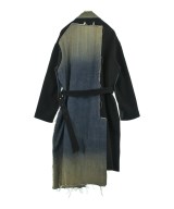 KHOKI（コッキ）ステンカラーコート 青 サイズ:-(XXL位) メンズ/2200666279125