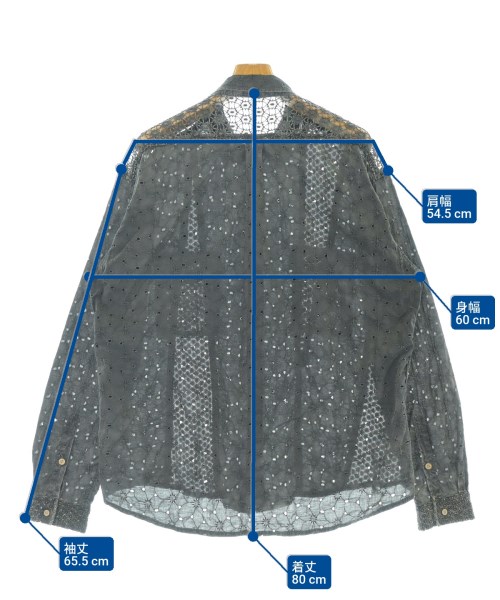 KHOKI（コッキ）カジュアルシャツ グレー サイズ:3(L位) メンズ/2200667196407