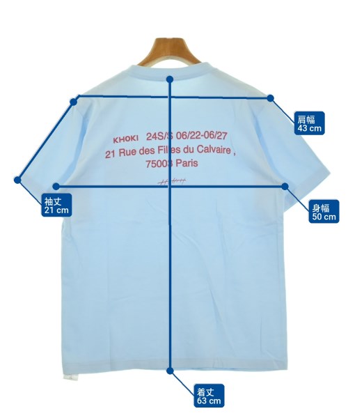 KHOKI（コッキ）Tシャツ・カットソー 青 サイズ:2(M位) メンズ/2200721468068