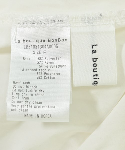 La boutique BonBon（ラブティックボンボン）Tシャツ・カットソー 白 サイズ:F レディース/2200603815010