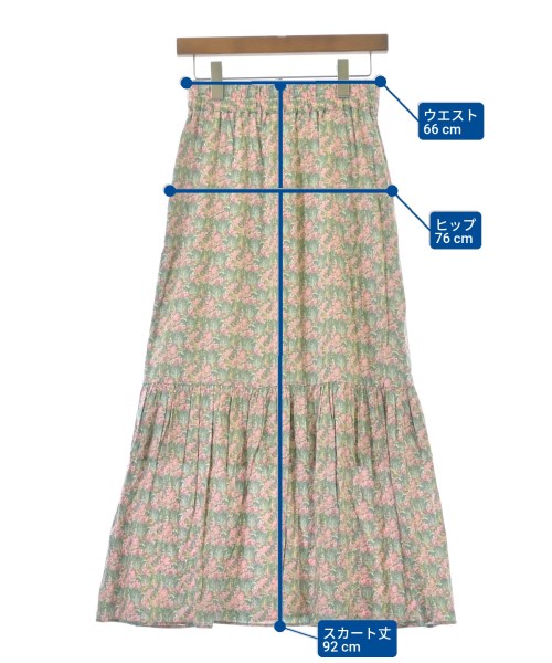 La boutique BonBon（ラブティックボンボン）ロング・マキシ丈スカート 緑 サイズ:38(M位) レディース/2200644174268