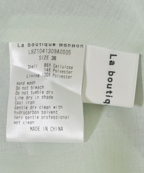 La boutique BonBon（ラブティックボンボン）ワンピース 緑 サイズ:36(S位) レディース/2200708063040