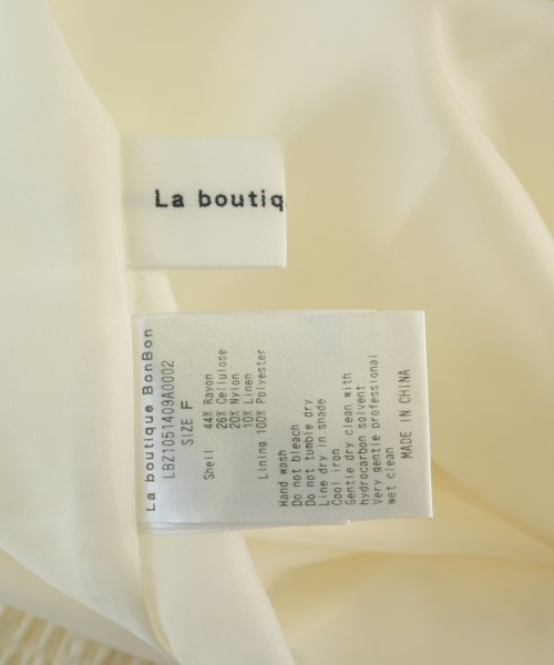 La boutique BonBon（ラブティックボンボン）ワンピース 白 サイズ:F レディース/2200722724033