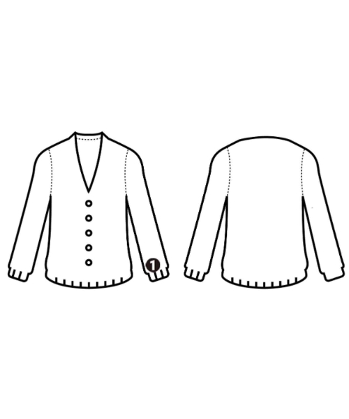 La boutique BonBon（ラブティックボンボン）カーディガン 黄 サイズ:F レディース/2200685267042