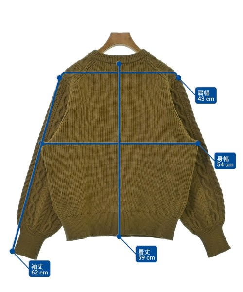 lelill（レリル）ニット・セーター 茶 サイズ:38(M位) レディース/2200670085026