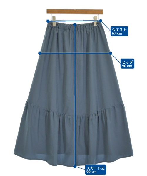 lelill（レリル）ロング・マキシ丈スカート 青 サイズ:-(M位) レディース/2200711563049