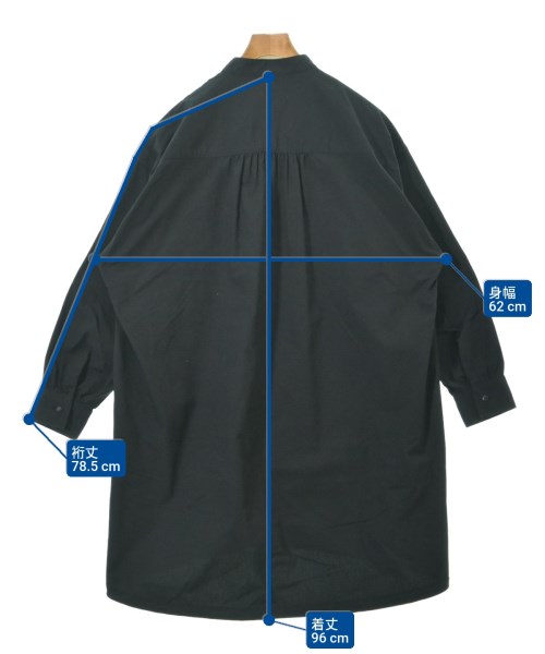 lelill（レリル）シャツワンピース 黒 サイズ:38(M位) レディース/2200640877361