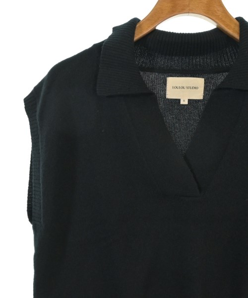 Loulou Studio（ルルスタジオ）ベスト 黒 サイズ:S レディース/2200656913107