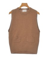 MAISON CARREE（メゾンカレ）ベスト 茶 サイズ:F レディース/2200632187058