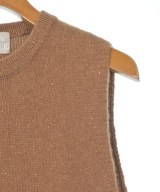 MAISON CARREE（メゾンカレ）ベスト 茶 サイズ:F レディース/2200632187058