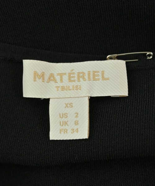 MATERIEL TBILISI（マテリエルティビリシ）ワンピース 黒 サイズ:XS レディース/2200674637061
