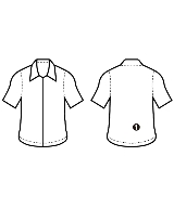 moncao（モンサオ）カジュアルシャツ オレンジ サイズ:M メンズ/2200618836017