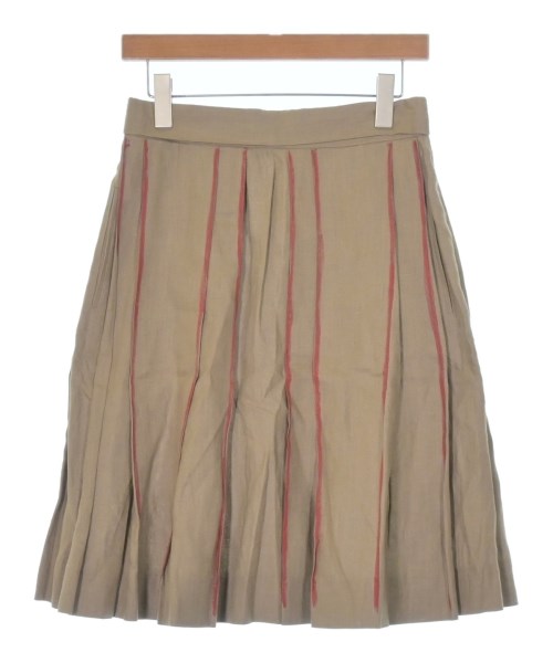 N_8(エヌオット)ひざ丈スカート ベージュ サイズ:2(M位)/2200669483048