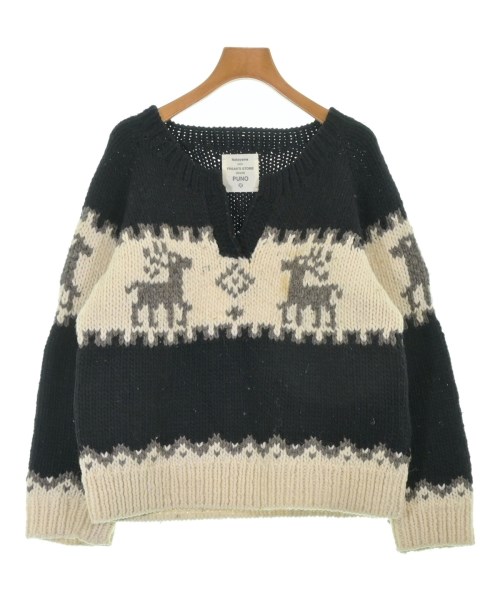 Nakayama(ナカヤマ)ニット・セーター 黒 サイズ:F/2200649683017