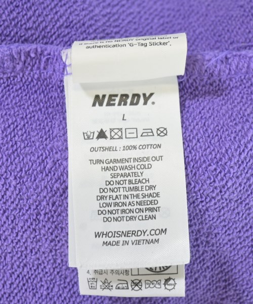 NERDY（ノルディ）スウェット 紫 サイズ:L メンズ/2200709221425