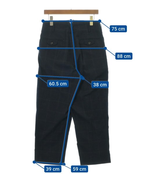 NEZU YOHINTEN（ネズヨウヒンテン）スラックス 紺 サイズ:1(S位) メンズ/2200481486470
