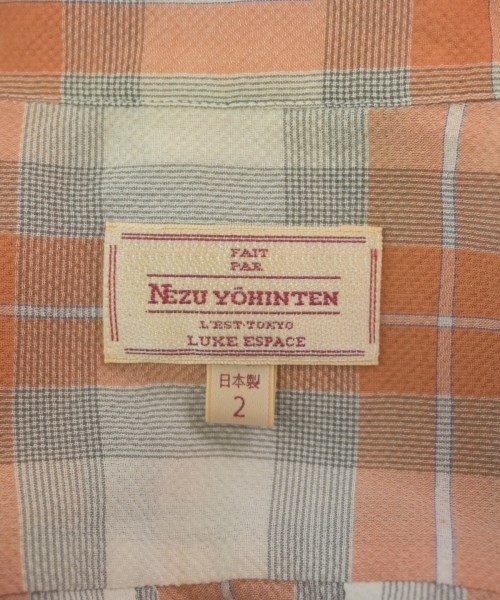 NEZU YOHINTEN（ネズヨウヒンテン）カジュアルシャツ オレンジ サイズ:2(M位) メンズ/2200640495084