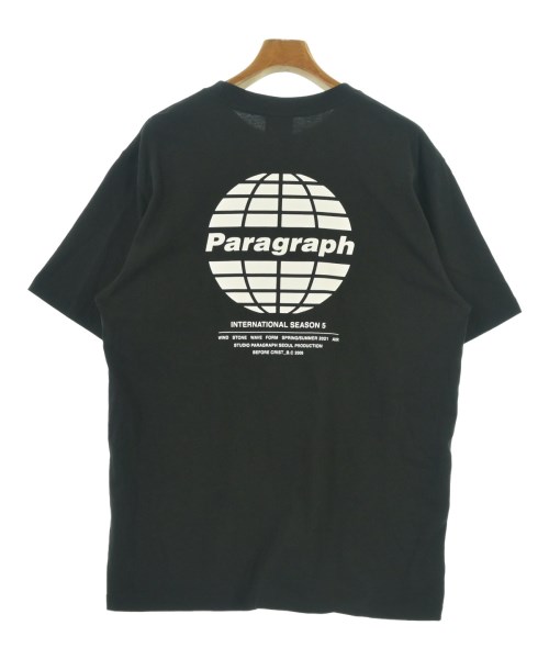 Paragraph（パラグラフ）Tシャツ・カットソー 黒 サイズ:2(M位) メンズ/2200632800384