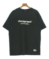 Paragraph（パラグラフ）Tシャツ・カットソー 黒 サイズ:2(M位) メンズ/2200632800384