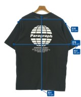 Paragraph（パラグラフ）Tシャツ・カットソー 黒 サイズ:2(M位) メンズ/2200632800384