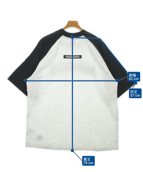 Paragraph（パラグラフ）Tシャツ・カットソー 白 サイズ:-(L位) メンズ/2200619431037