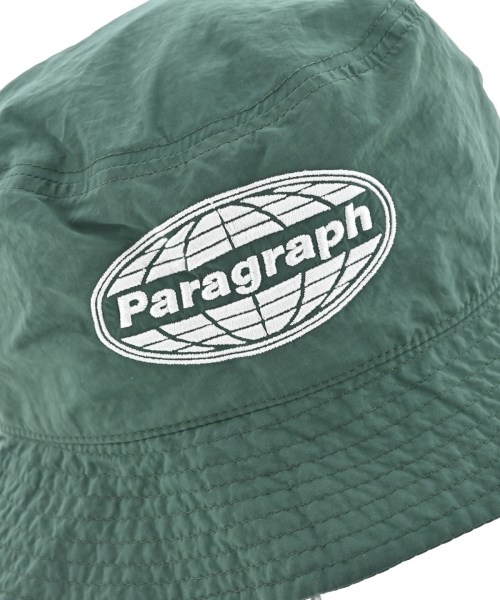 Paragraph（パラグラフ）ハット 緑 サイズ:- メンズ/2200730696032