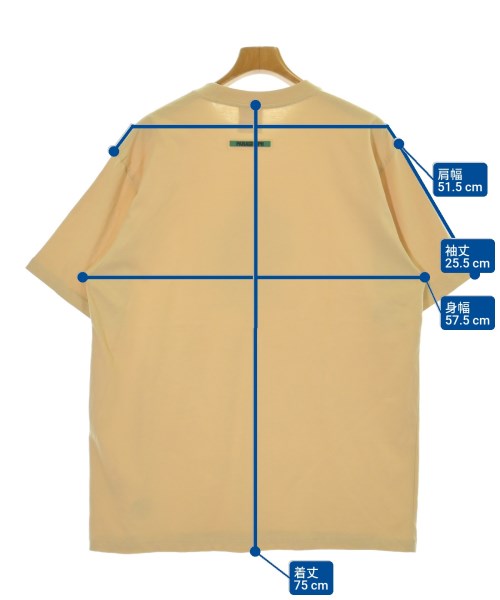Paragraph（パラグラフ）Tシャツ・カットソー ベージュ サイズ:-(XL位) メンズ/2200691470030