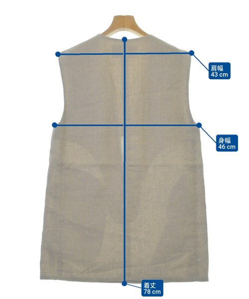 PHOTOCOPIEU（フォトコピュー）ベスト ベージュ サイズ:F レディース/2200613122030