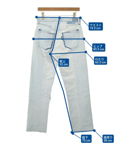 PHOTOCOPIEU（フォトコピュー）デニムパンツ 青 サイズ:M レディース/2200624381075