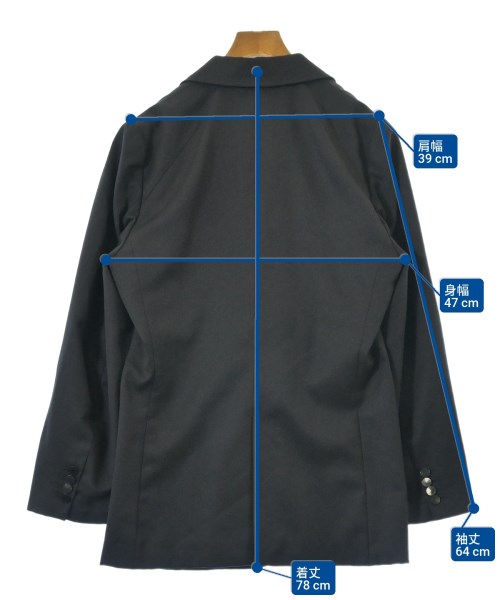 PHOTOCOPIEU（フォトコピュー）テーラードジャケット 黒 サイズ:38(M位) レディース/2200624084051