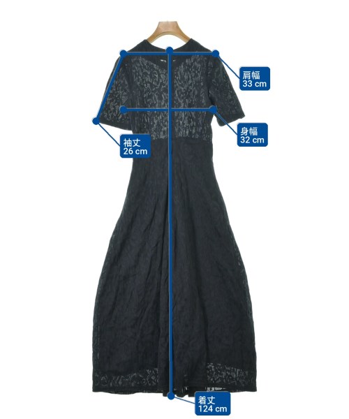 PHOTOCOPIEU（フォトコピュー）ワンピース 紺 サイズ:36(S位) レディース/2200726350023