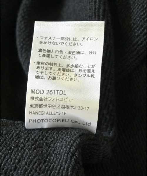 PHOTOCOPIEU（フォトコピュー）スウェット 黒 サイズ:F レディース/2200723817024