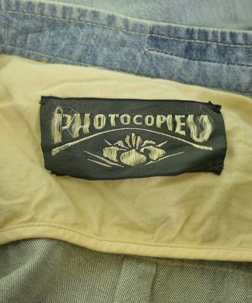 PHOTOCOPIEU（フォトコピュー）シャツワンピース 青 サイズ:36(S位) レディース/2200728475014