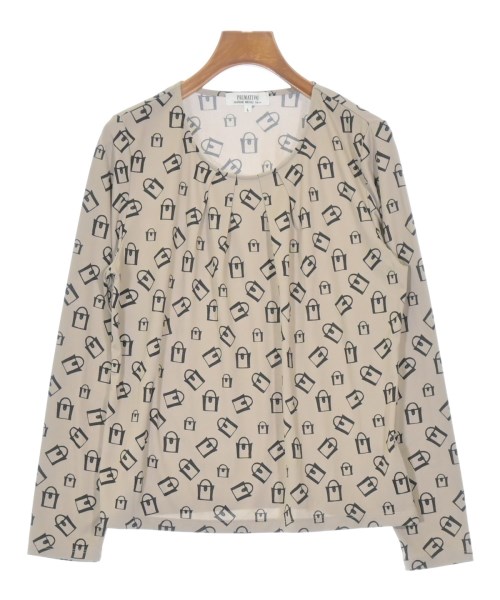 PRIMATIVO HANAE MORI deux(プリマティーボハナエモリドゥ)ブラウス ベージュ サイズ:L/2200662609148