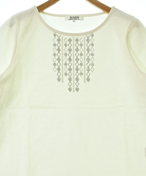 PRIMATIVO HANAE MORI deux（プリマティーボハナエモリドゥ）Tシャツ・カットソー 白 サイズ:L レディース/2200667925069