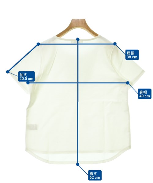 PRIMATIVO HANAE MORI deux（プリマティーボハナエモリドゥ）Tシャツ・カットソー 白 サイズ:L レディース/2200667925069