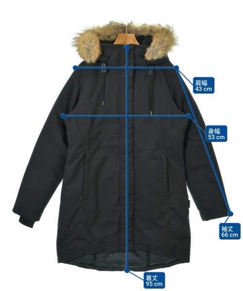 Quartz（クオーツ）ダウンコート 黒 サイズ:M レディース/2200655680017